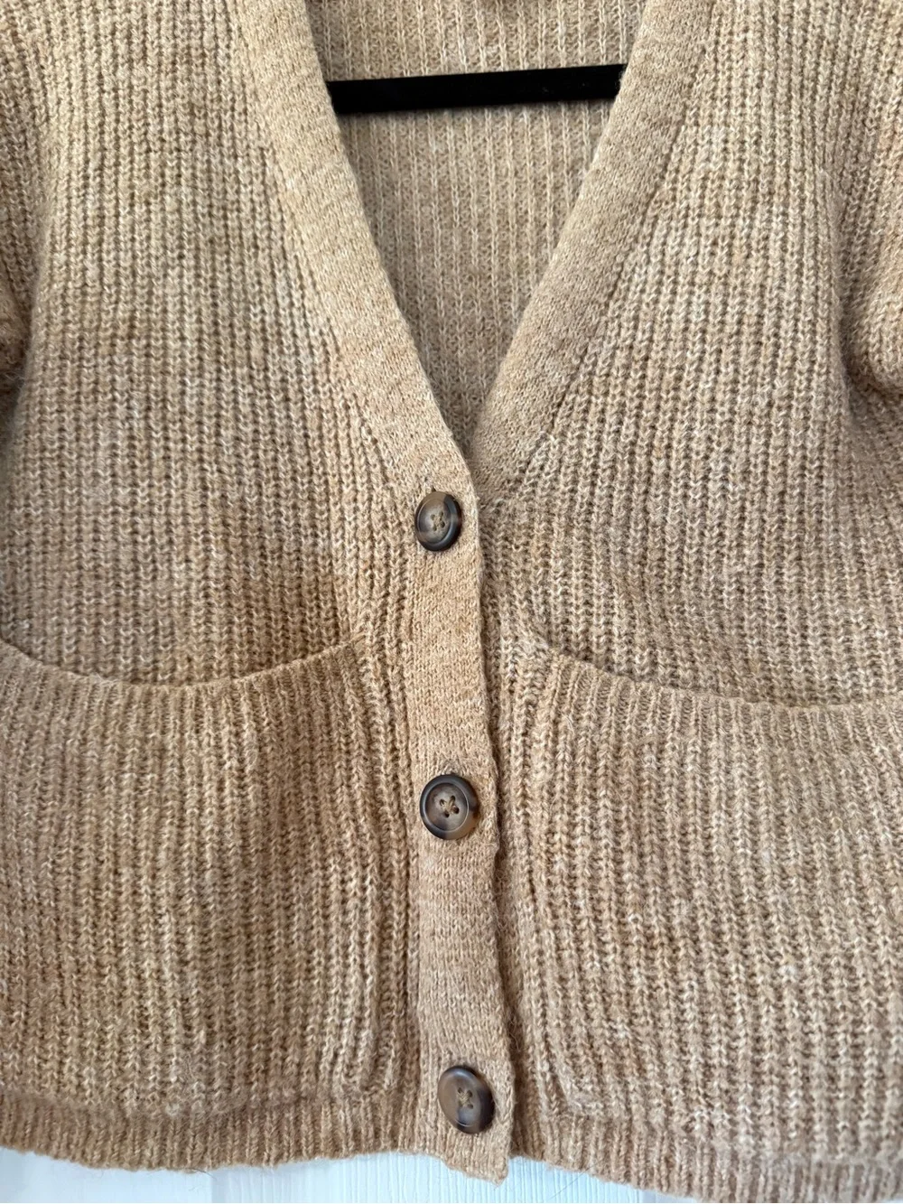 Old Navy Girl’s Camel/Tan Button-Front Cardigan Sweater- Large (10/12)
